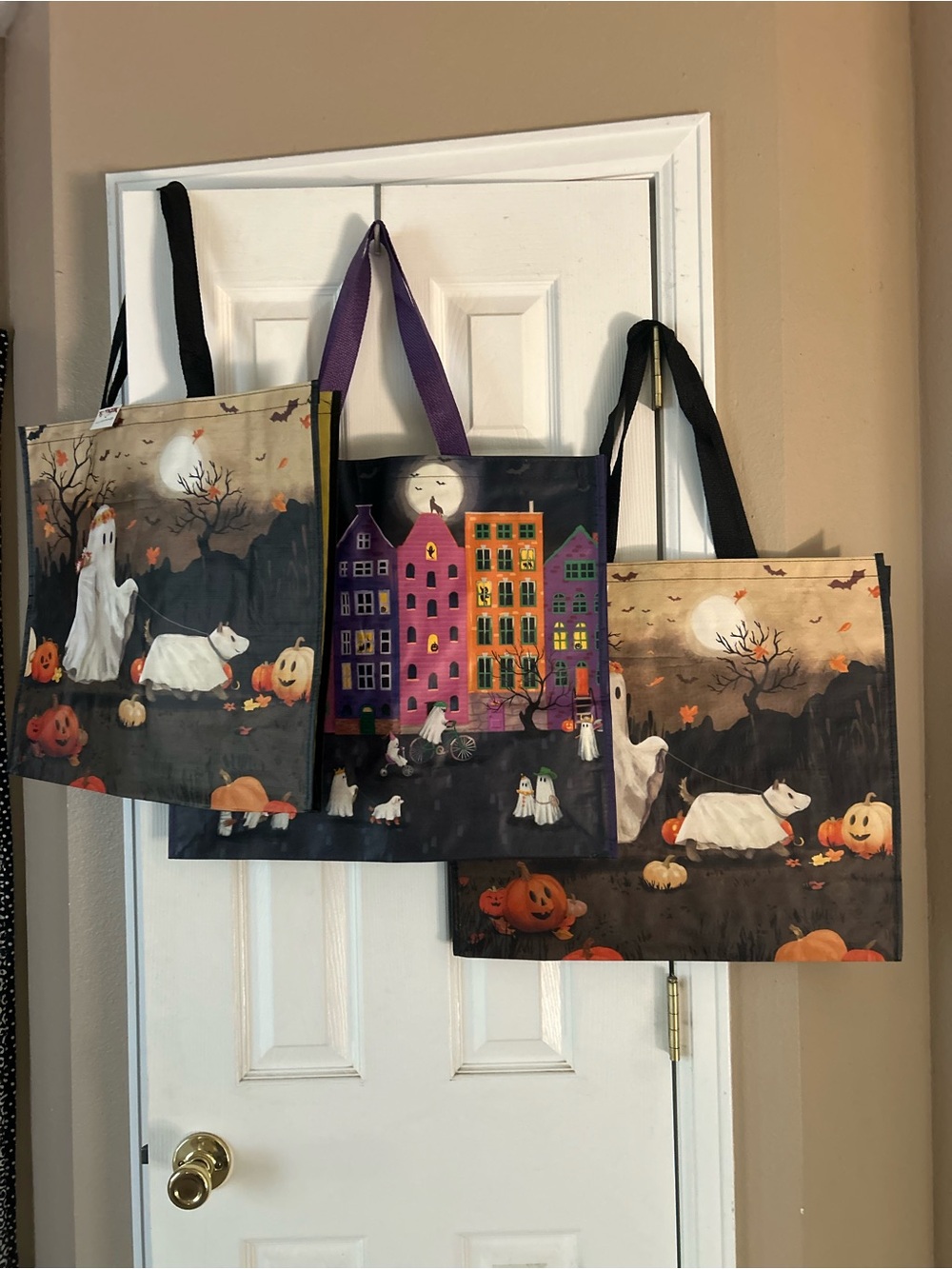 Set of 3 TJMaxx Halloween Tote Bags NWT